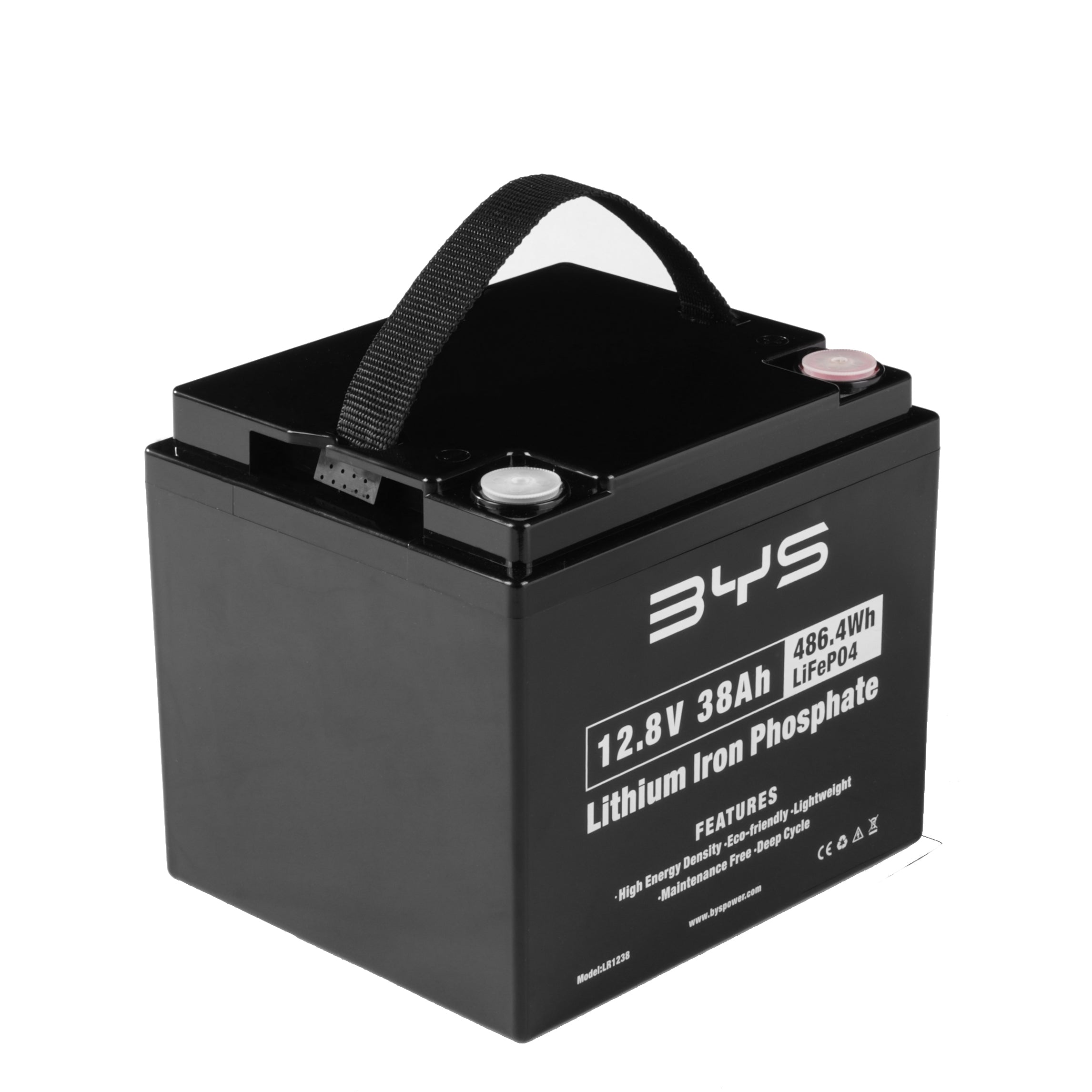 12.8V 38Ah Lithium Iron Phosphate Battery LR1238